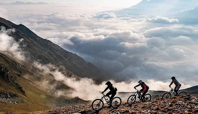 Mountainbike: Vinschgau + Davos MTB  Tour: Vinschgau + Davos